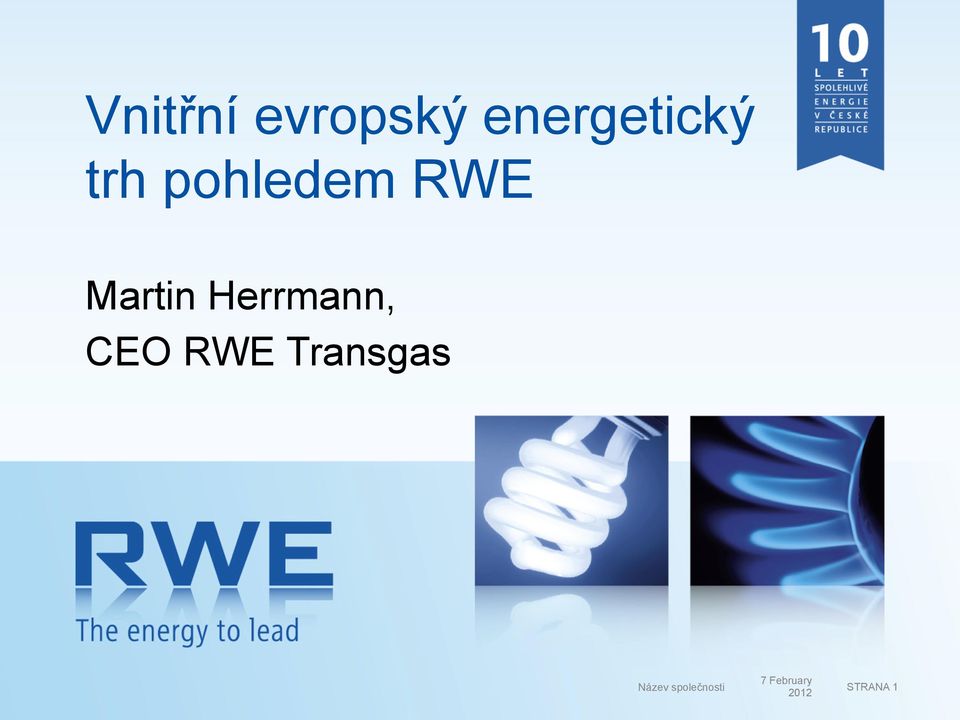 RWE Martin Herrmann, CEO