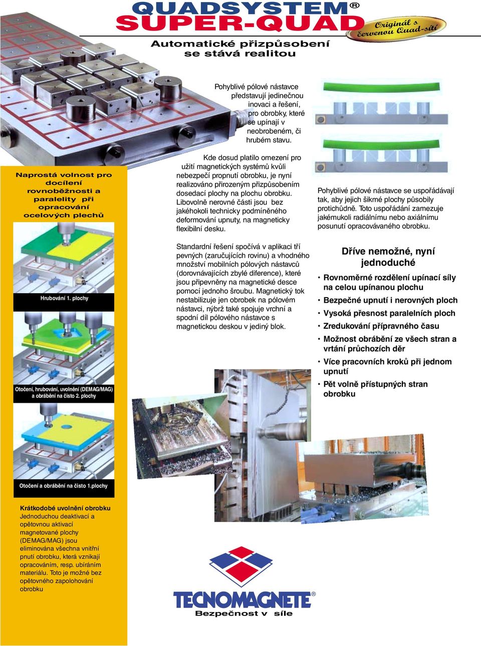 plochy Otočení, hrubování, uvolnění (DEMAG/MAG) a obrábění na čisto 2.