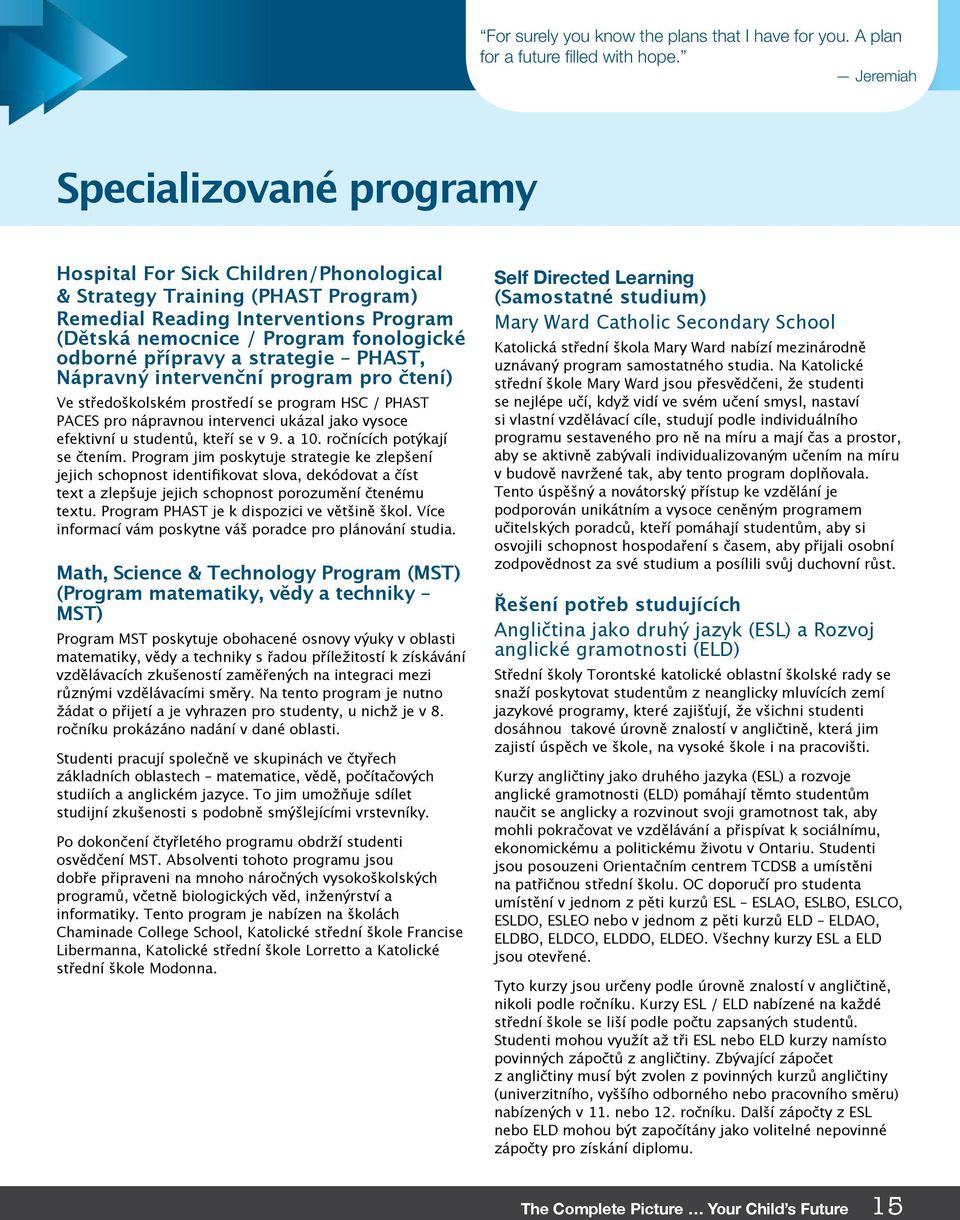 přípravy a strategie PHAST, Nápravný intervenční program pro čtení) Ve středoškolském prostředí se program HSC / PHAST PACES pro nápravnou intervenci ukázal jako vysoce efektivní u studentů, kteří se