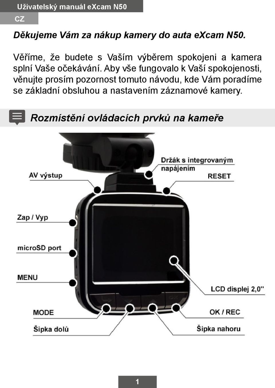 Aby vše fungovalo k Vaší spokojenosti, věnujte prosím pozornost tomuto