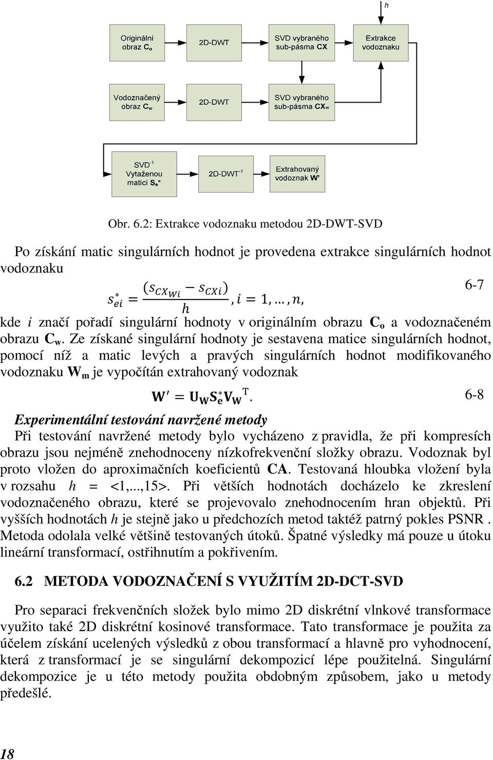 C o a vodoznačeném obrazu C w.