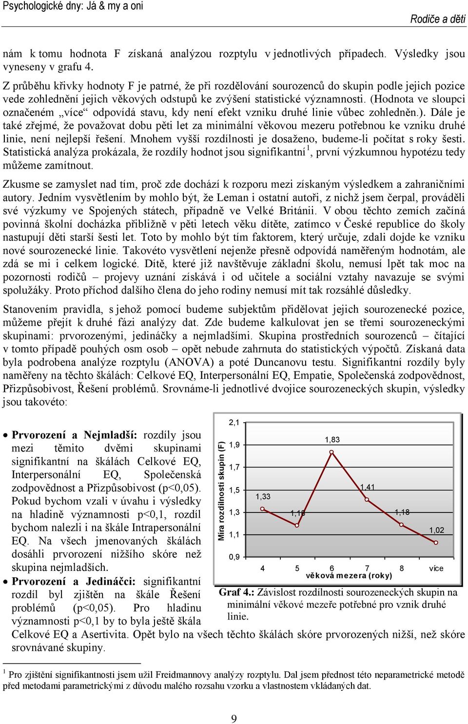 (Hodnota ve sloupci označeném více odpovídá stavu, kdy není efekt vzniku druhé linie vůbec zohledněn.).