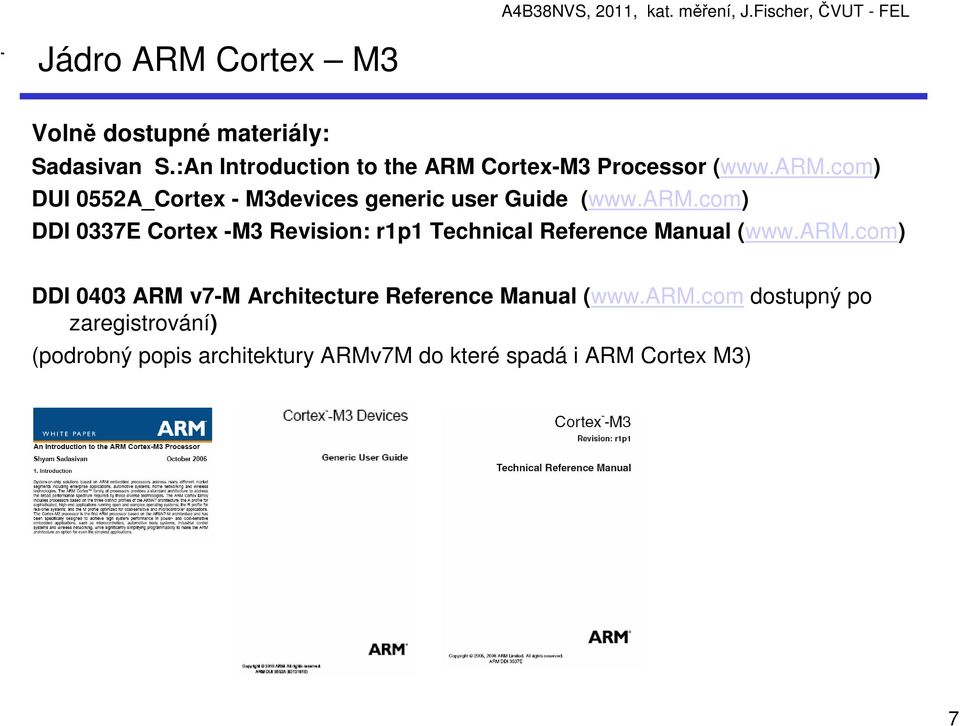 com) DUI 0552A_Cortex - M3devices generic user Guide (www.arm.