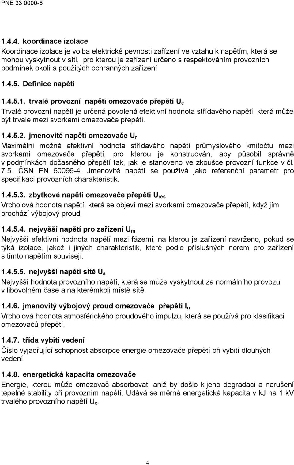 4.5. Definice napětí 1.