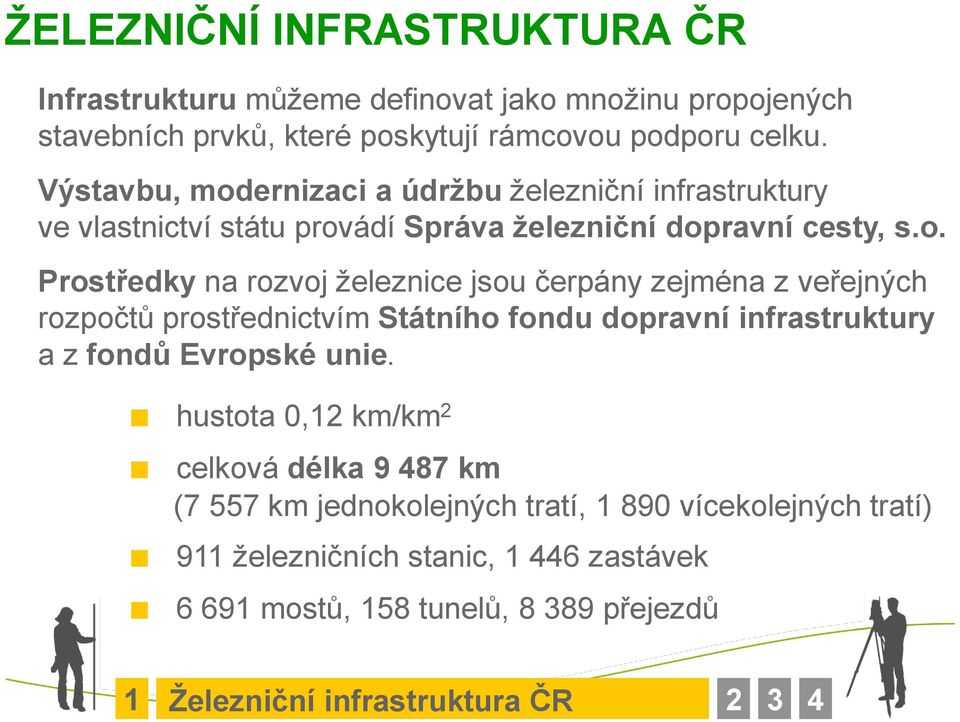 ernizaci a údržbu ţelezniční infrastruktury ve vlastnictví státu prov