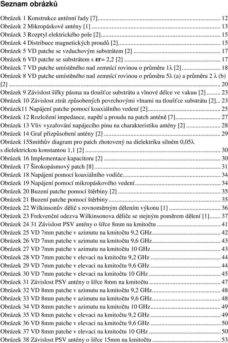 .. 18 Obrázek 8 VD patche umístěného nad zemnící rovinou o průměru 5λ (a) a průměru 2 λ (b) [2]... 20 Obrázek 9 Závislost šířky pásma na tloušťce substrátu a vlnové délce ve vakuu [2].