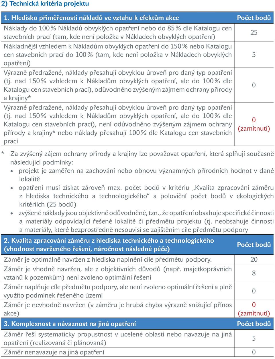 opatření) Nákladnější vzhledem k Nákladům obvyklých opatření do 1 % nebo Katalogu cen stavebních prací do 1 % (tam, kde není položka v Nákladech obvyklých opatření) (tj.