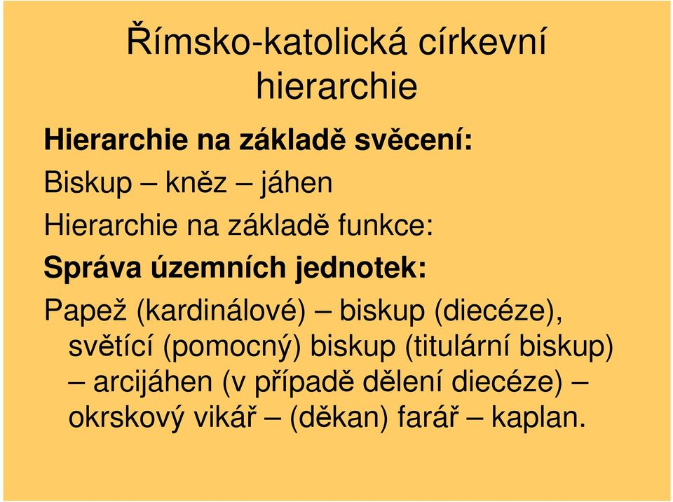 (kardinálové) biskup (diecéze), světící (pomocný) biskup (titulární