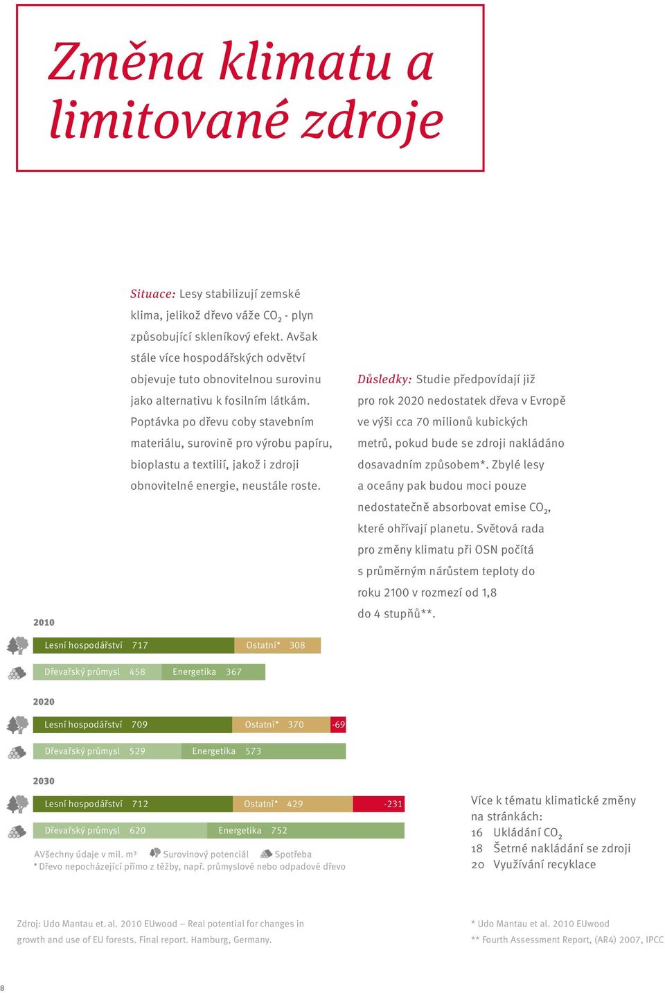 Poptávka po dřevu coby stavebním materiálu, surovině pro výrobu papíru, bioplastu a textilií, jakož i zdroji obnovitelné energie, neustále roste.