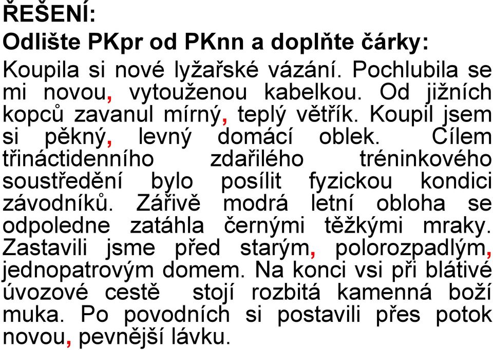 Cílem třináctidenního zdařilého tréninkového soustředění bylo posílit fyzickou kondici závodníků.