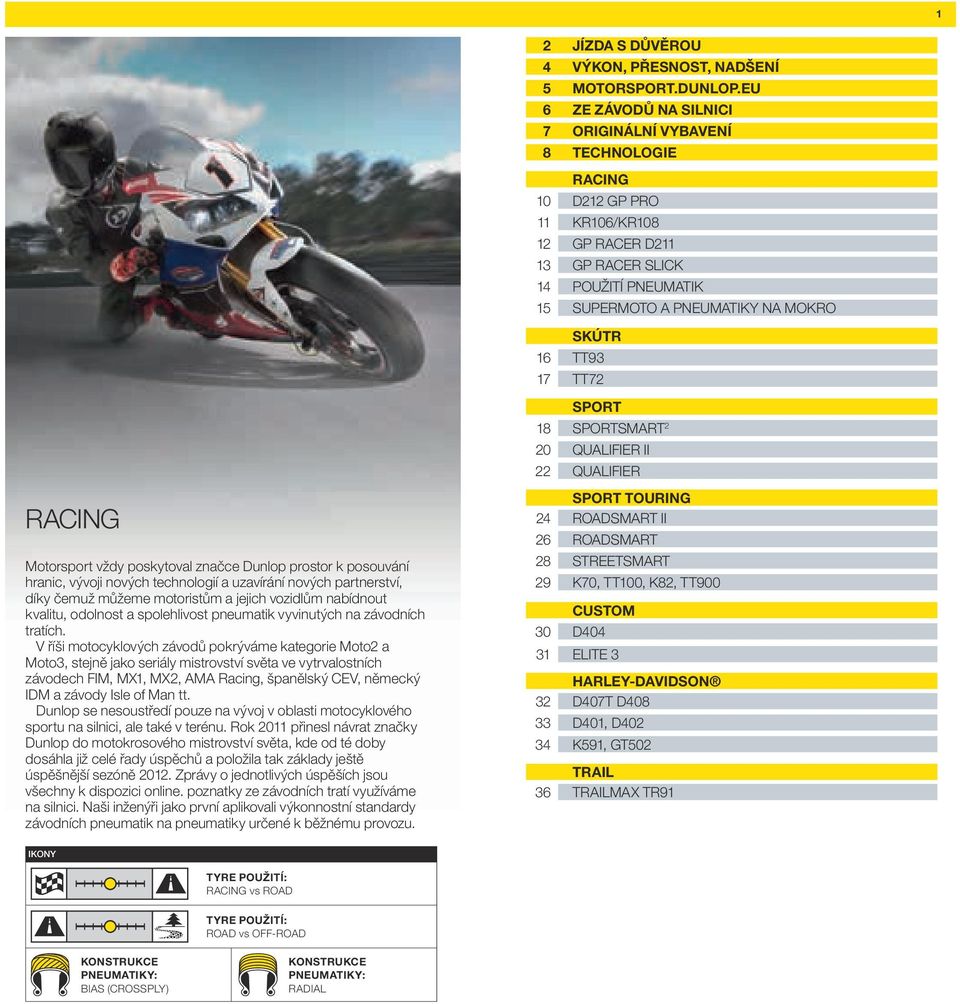 V říši motocyklových závodů pokrýváme kategorie Moto2 a Moto3, stejně jako seriály mistrovství světa ve vytrvalostních závodech FIM, MX1, MX2, AMA Racing, španělský CEV, německý IDM a závody Isle of