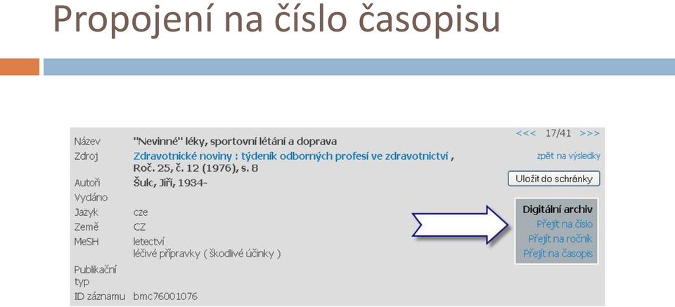 časopisu