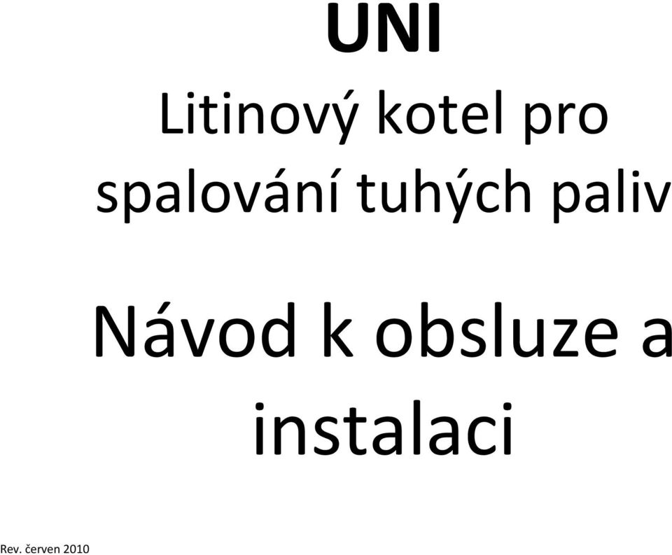 Návod k obsluze a