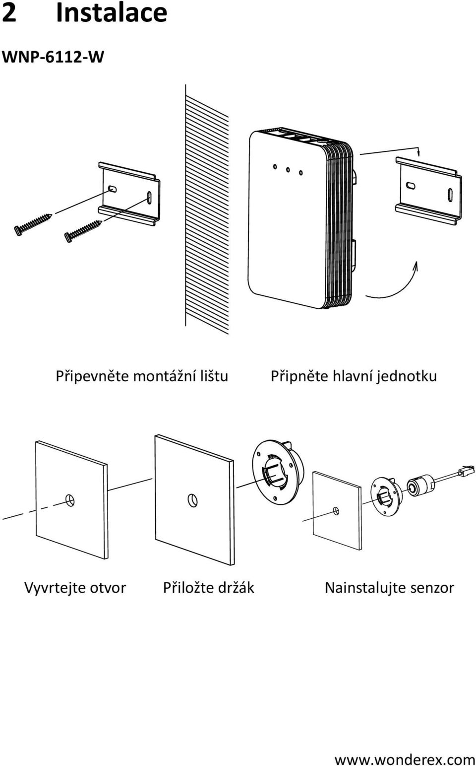 Připněte hlavní jednotku