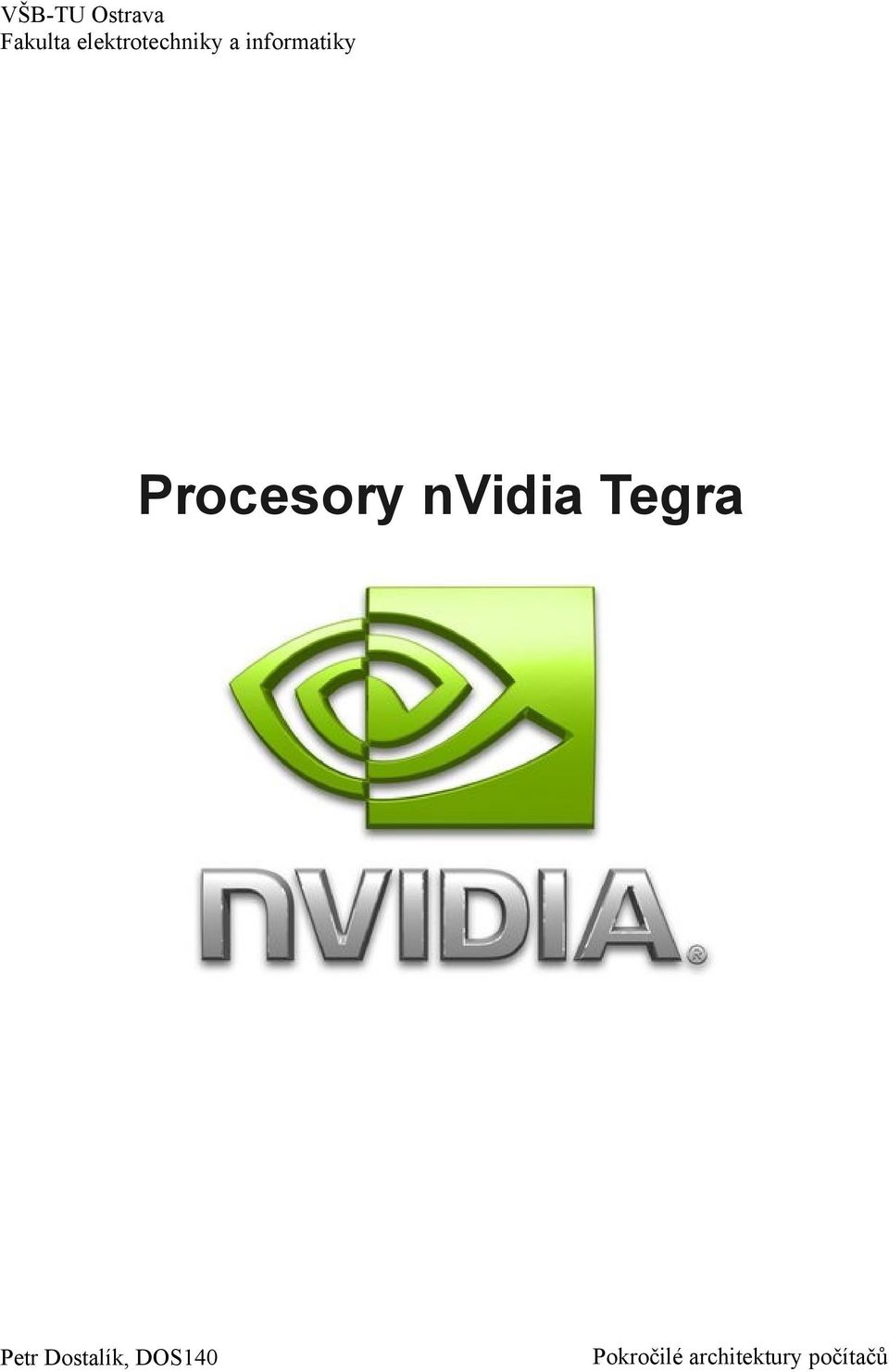 Procesory nvidia Tegra Petr