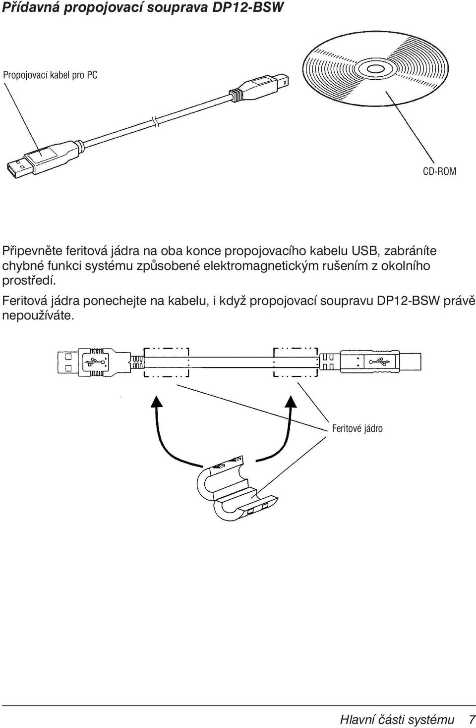 způsobené elektromagnetickým rušením z okolního prostředí.