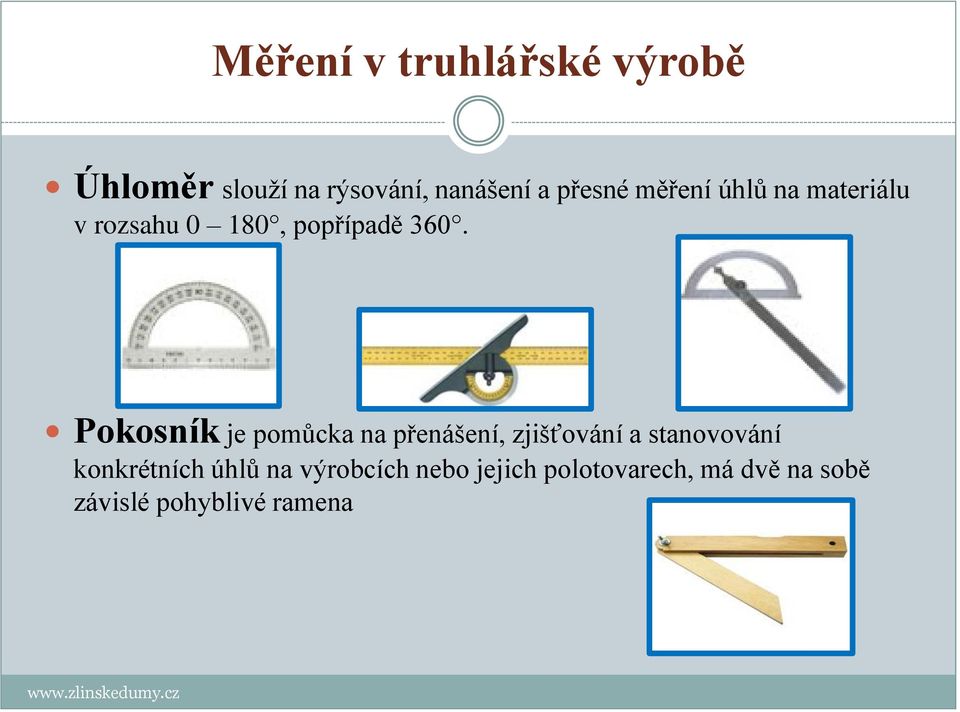 Pokosník je pomůcka na přenášení, zjišťování a stanovování