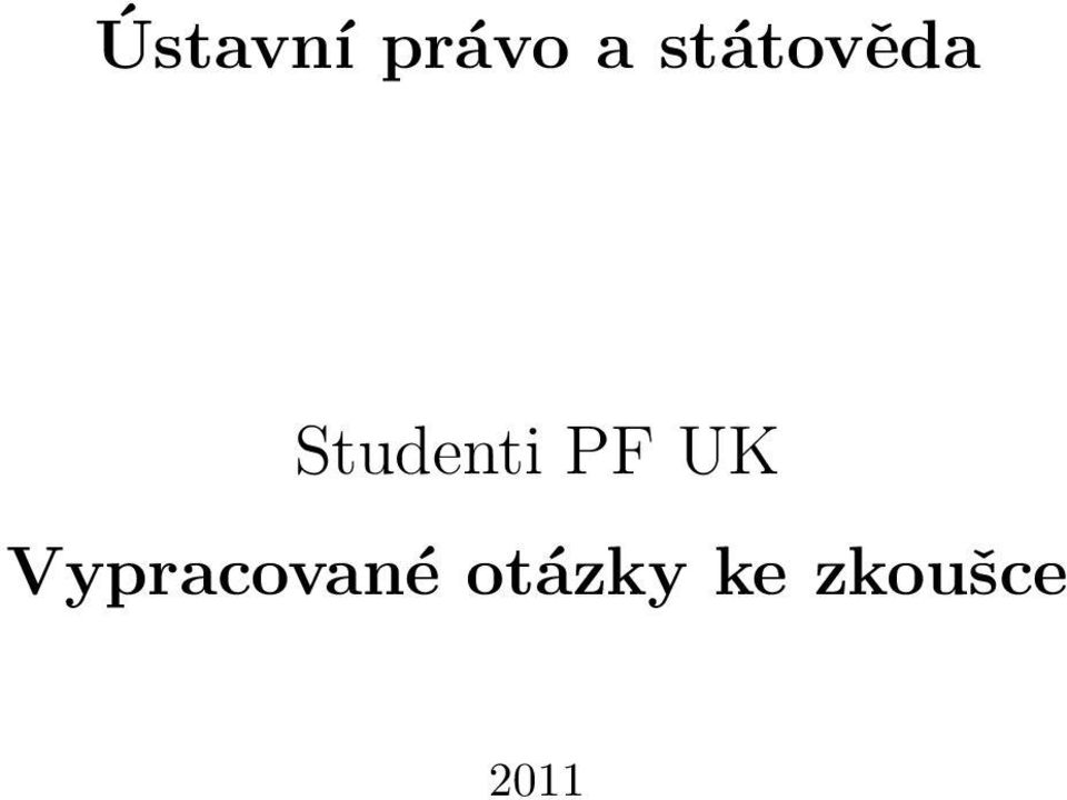 PF UK Vypracované
