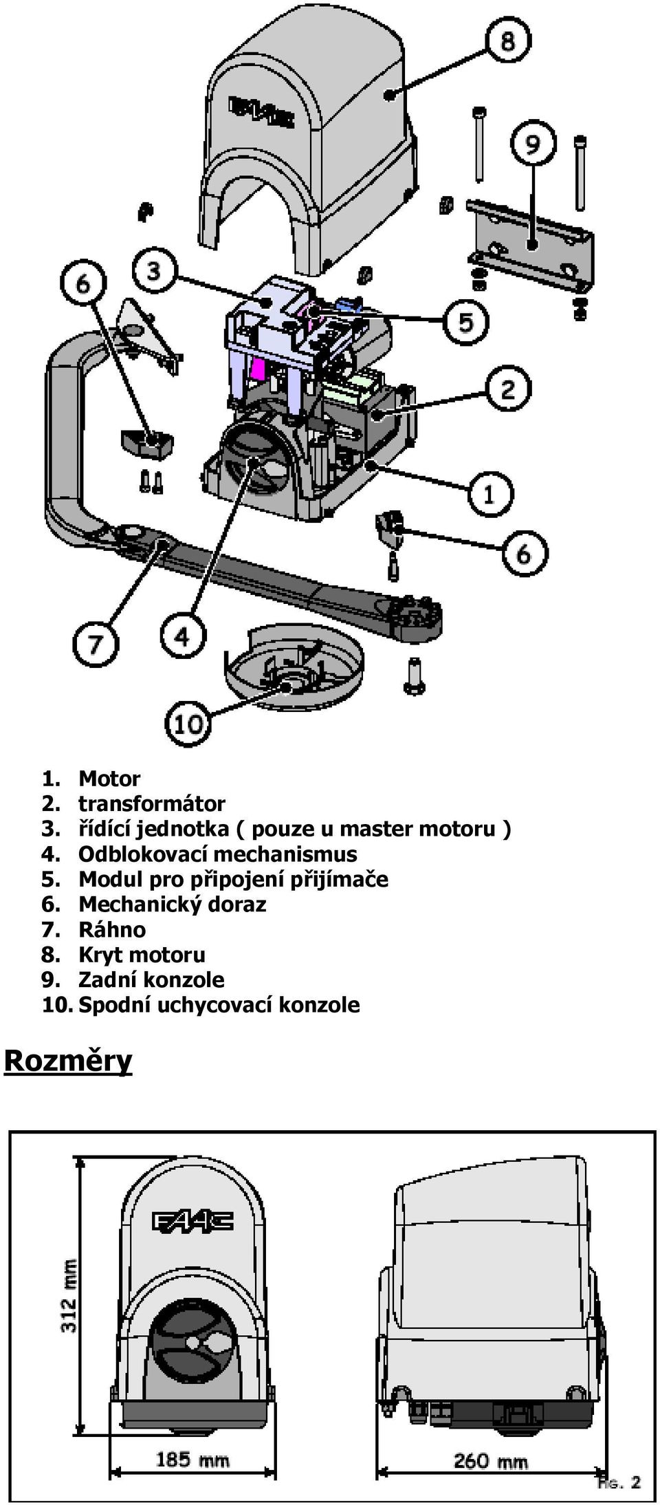 Odblokovací mechanismus 5.