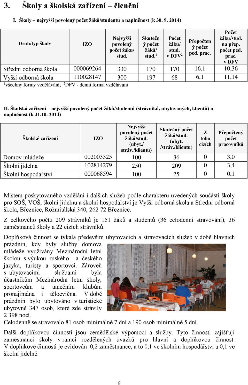 Počet žáků/stud. na přep. počet ped. prac.