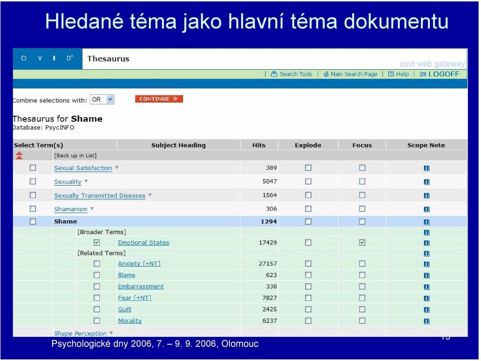 hlavní