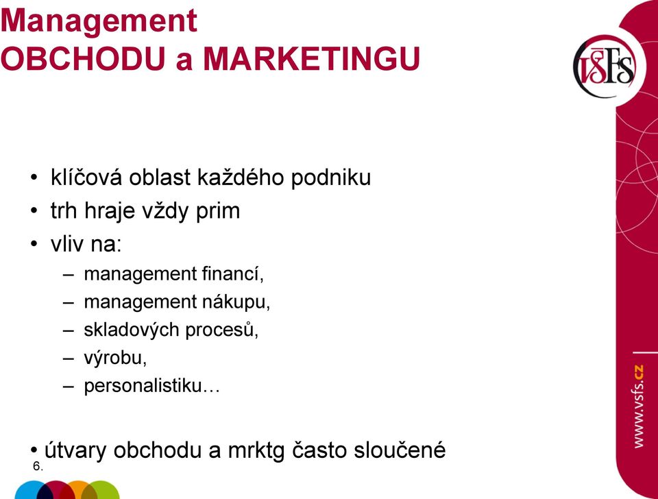 management financí, management nákupu, skladových