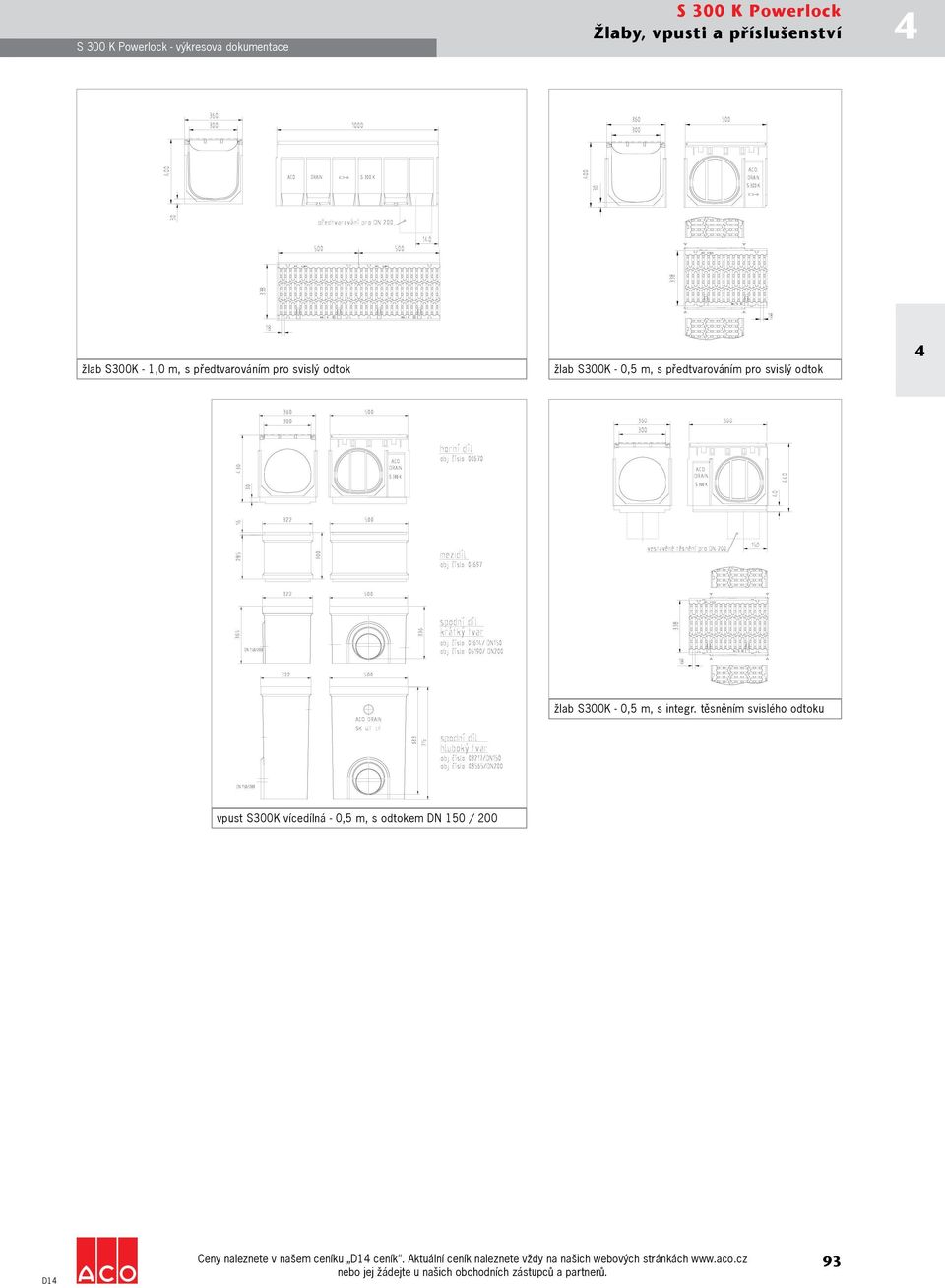 S300K - 0,5 m, s integr.