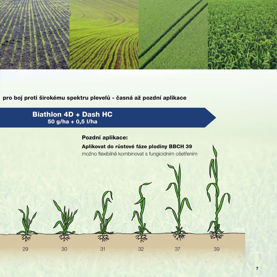 aplikace: Aplikovat do růstové fáze plodiny BBCH 39 možno