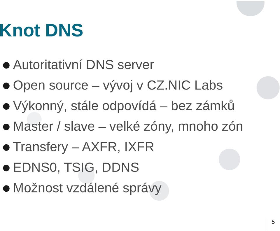 NIC Labs Výkonný, stále odpovídá bez zámků Master