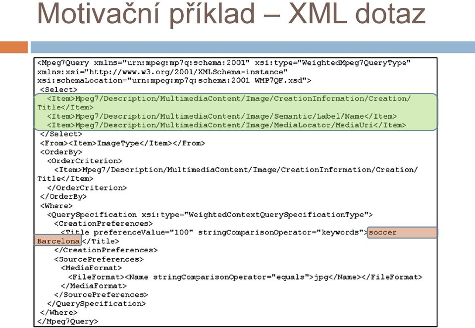 XML dotaz