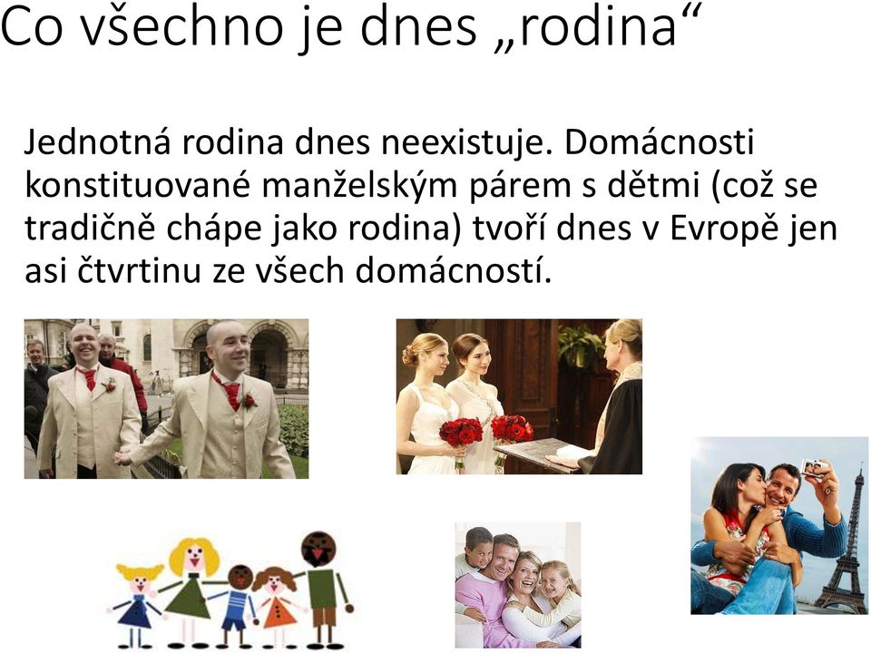 Domácnosti konstituované manželským párem s dětmi