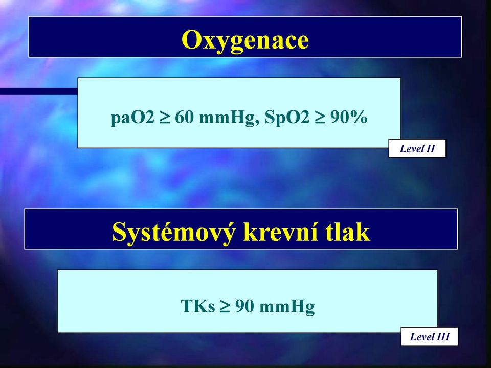 II Systémový krevní