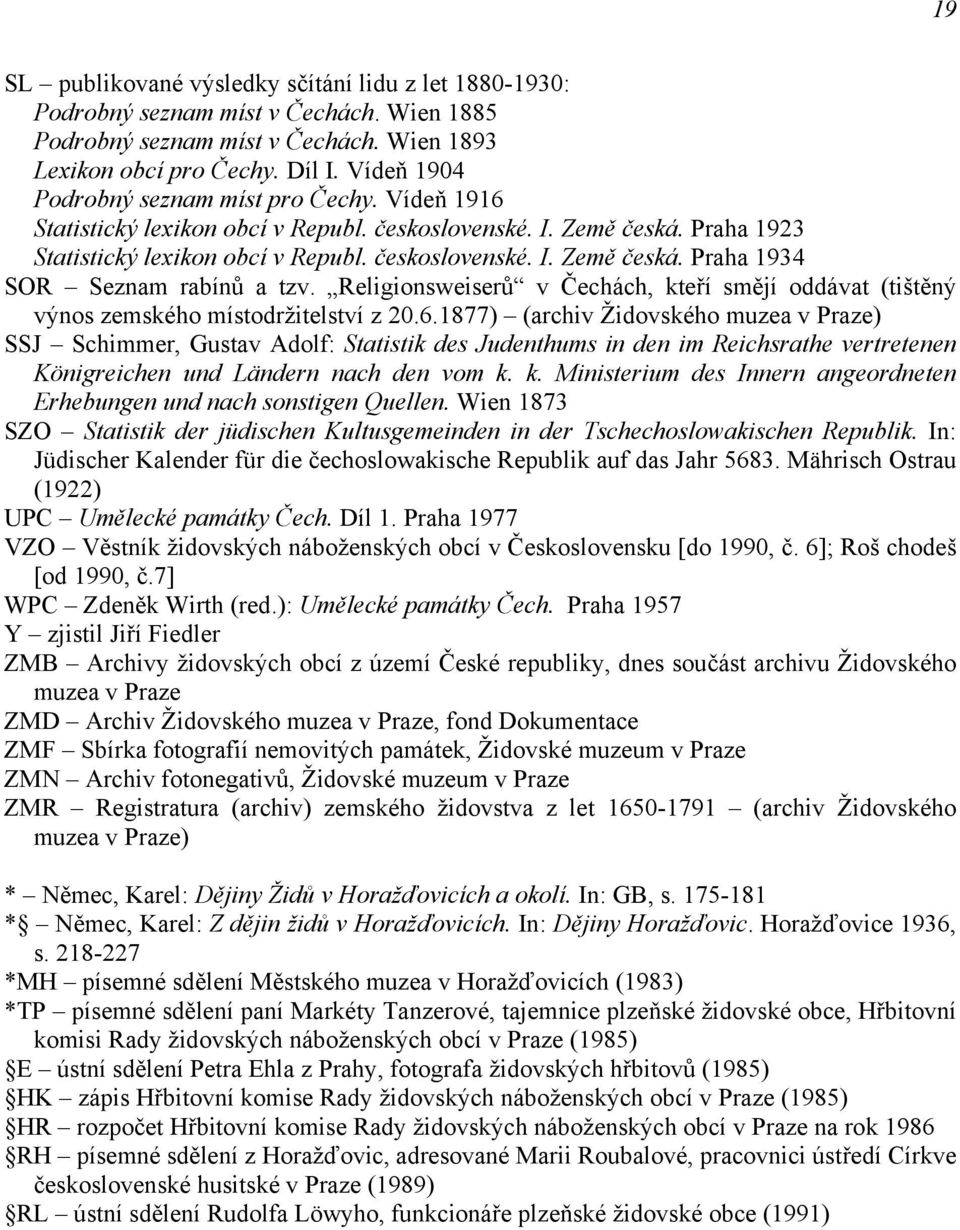 Religionsweiserů v Čechách, kteří smějí oddávat (tištěný výnos zemského místodržitelství z 20.6.