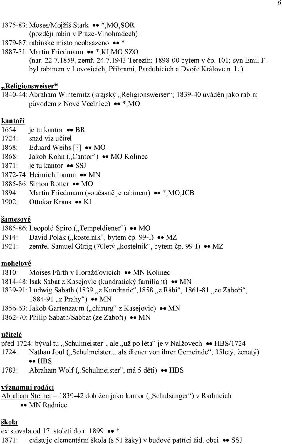 vosicích, Příbrami, Pardubicích a Dvoře Králové n. L.