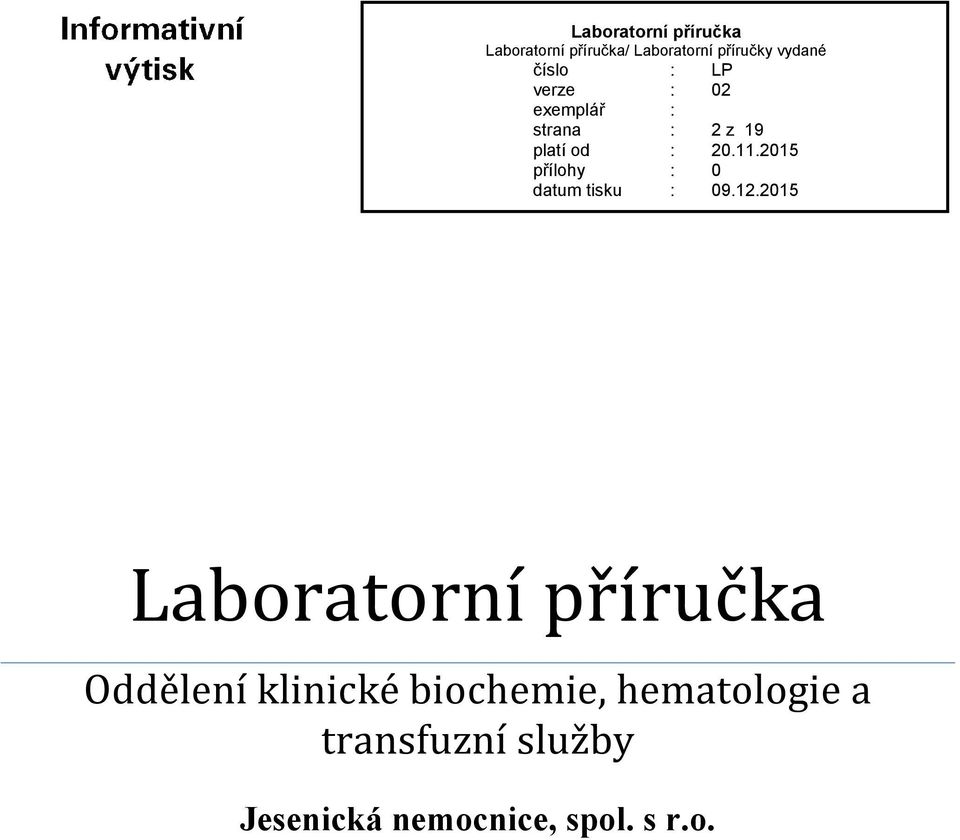 biochemie, hematologie a