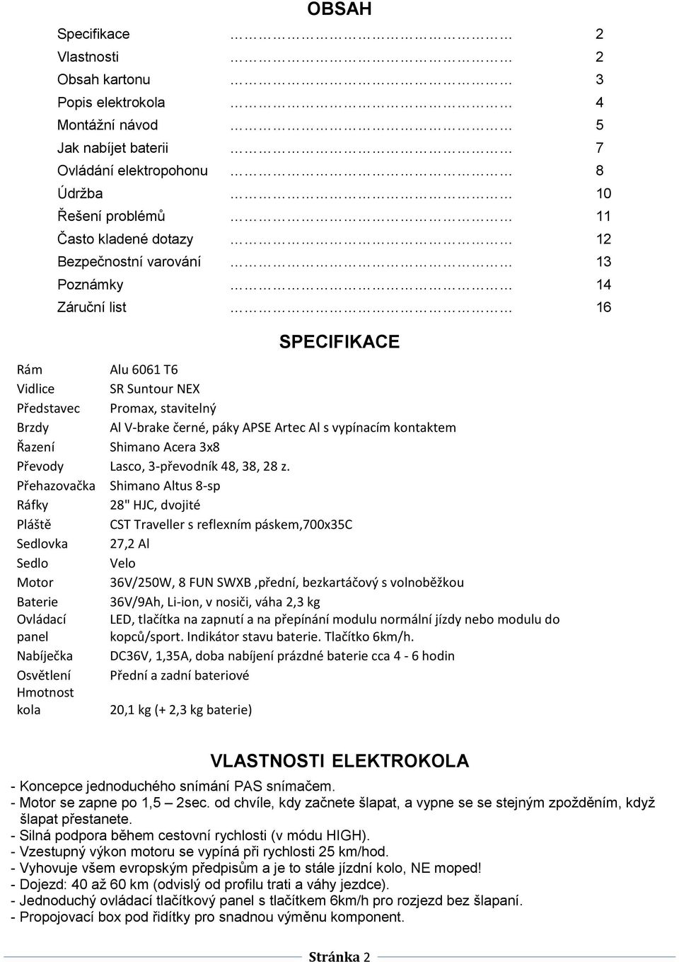 Shimano Acera 3x8 Převody Lasco, 3-převodník 48, 38, 28 z.