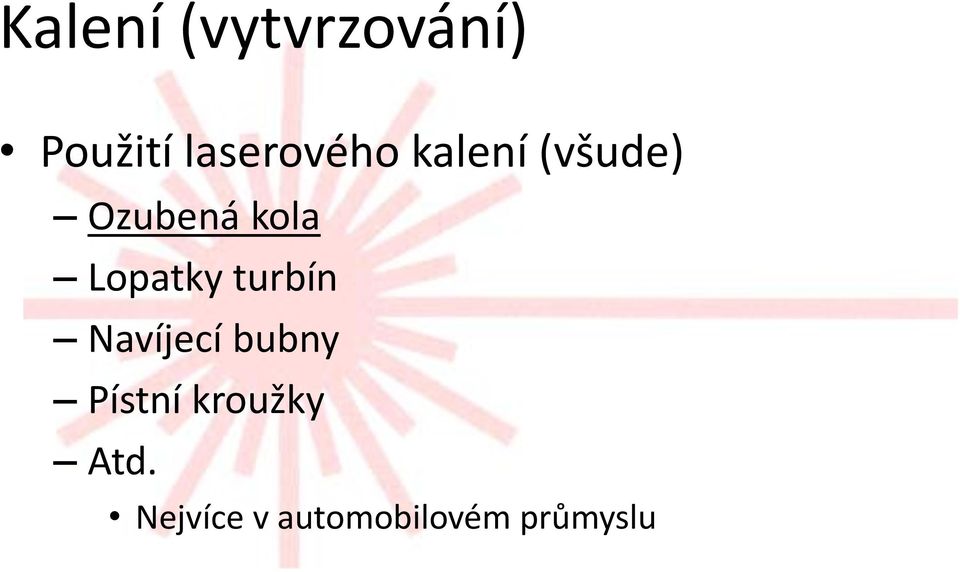 turbín Navíjecí bubny Pístní