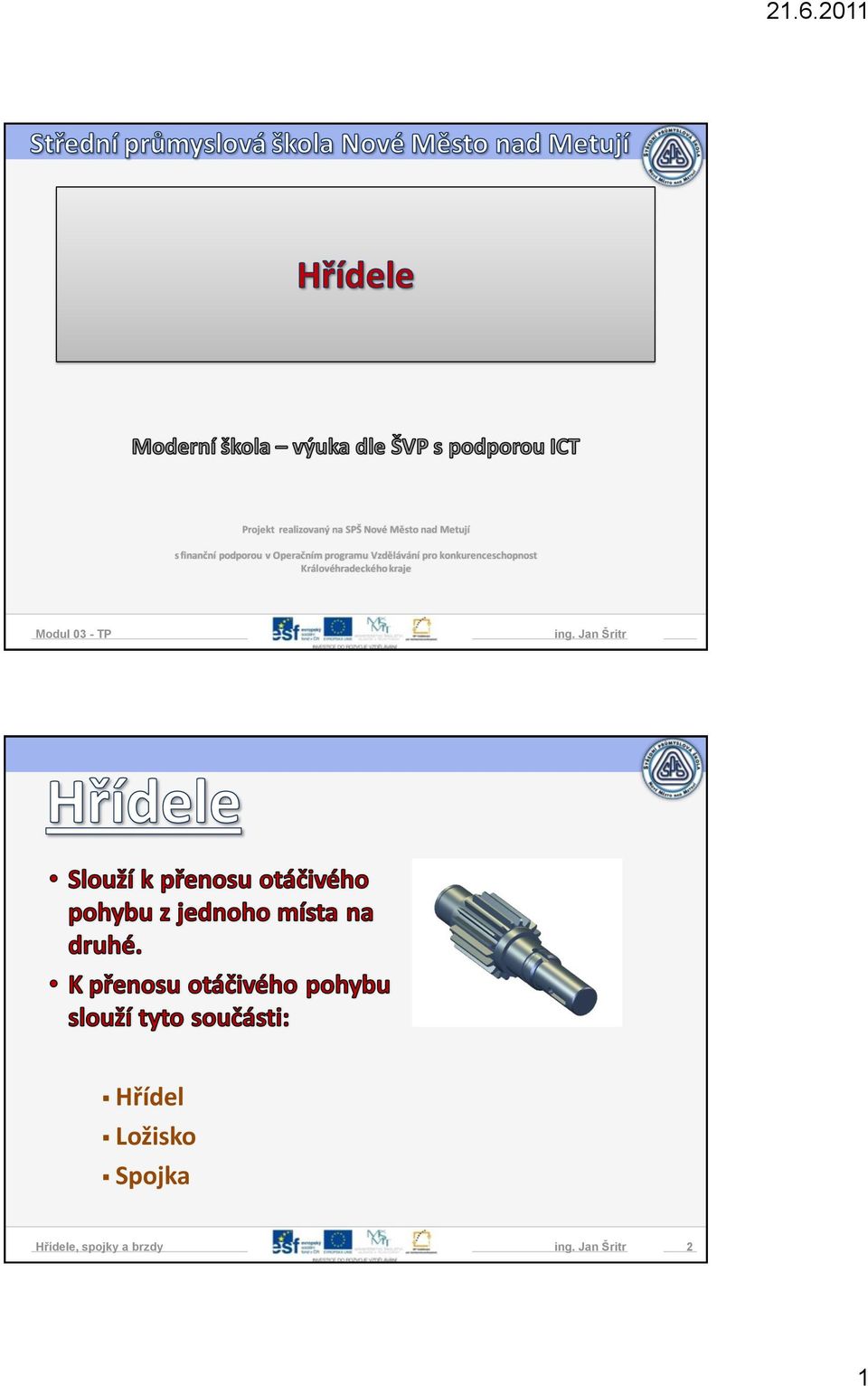 konkurenceschopnost Královéhradeckého kraje Modul 03 -