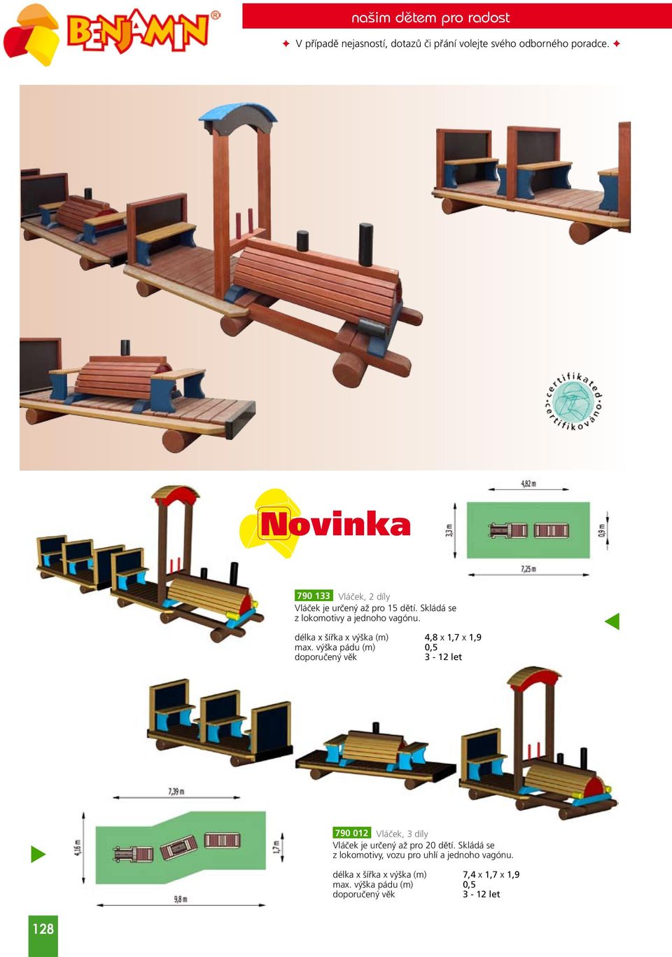 délka x šířka x výška (m) 4,8 x 1,7 x 1,9 max.