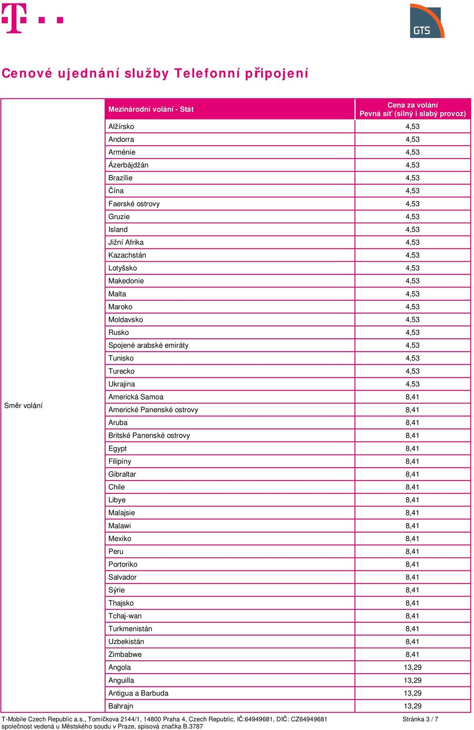 ostrovy 8,41 Egypt 8,41 Filipíny 8,41 Gibraltar 8,41 Chile 8,41 Libye 8,41 Malajsie 8,41 Malawi 8,41 Mexiko 8,41 Peru 8,41 Portoriko 8,41 Salvador 8,41 Sýrie 8,41 Thajsko 8,41 Tchaj-wan 8,41