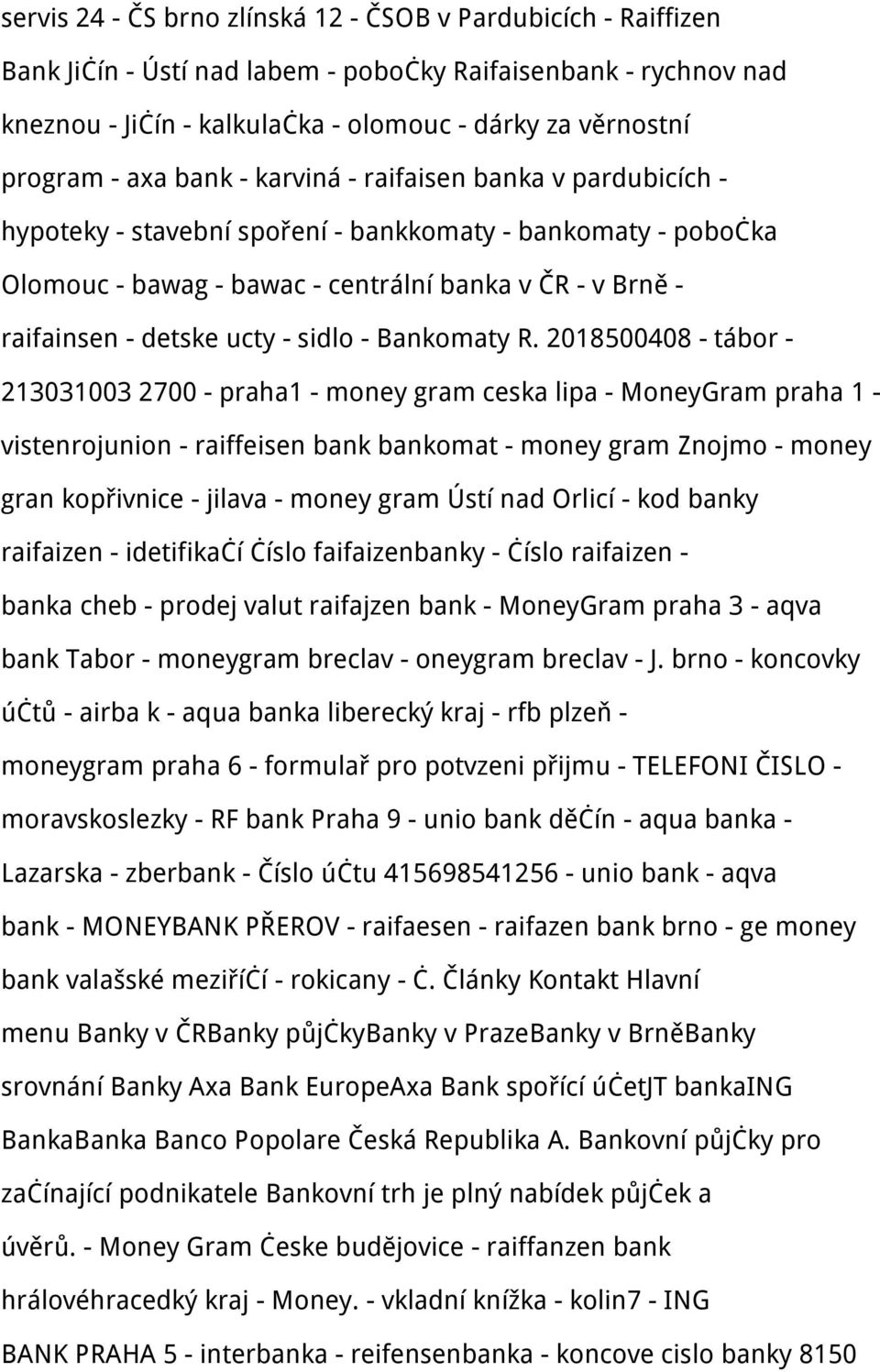 - sidlo - Bankomaty R.