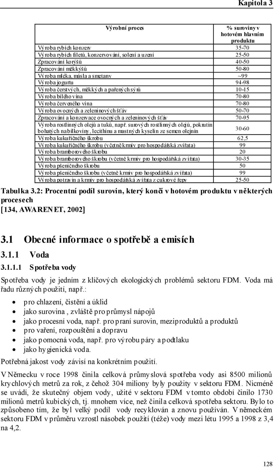 Zpracování a konzervace ovocných a zeleninových šťáv 70-95 Výroba rostlinných olejů a tuků, např.