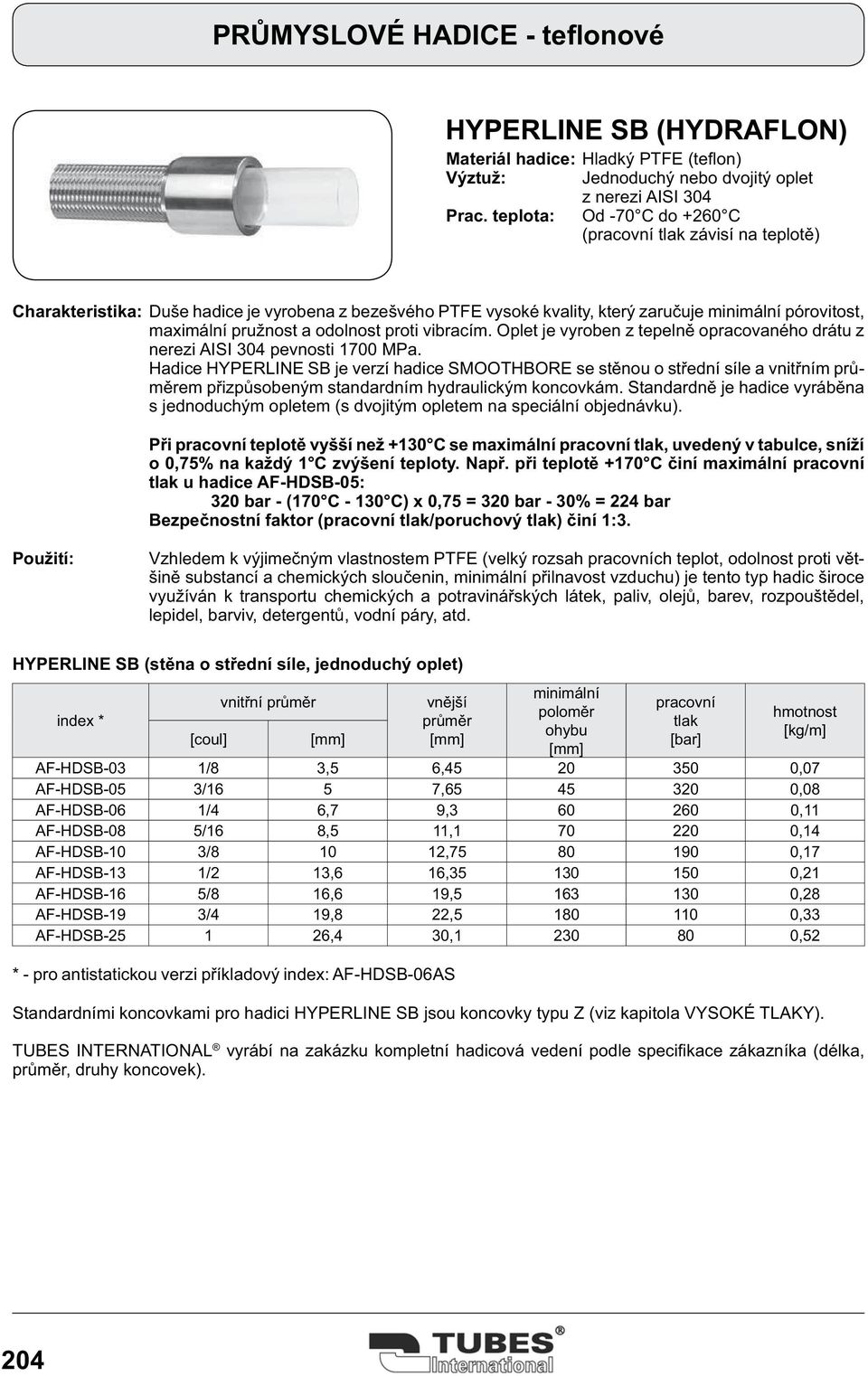 hadice AF-HDSB-05: - 20