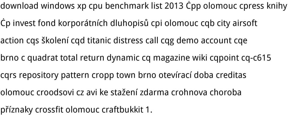 quadrat total return dynamic cq magazine wiki cqpoint cq-c615 cqrs repository pattern cropp town brno