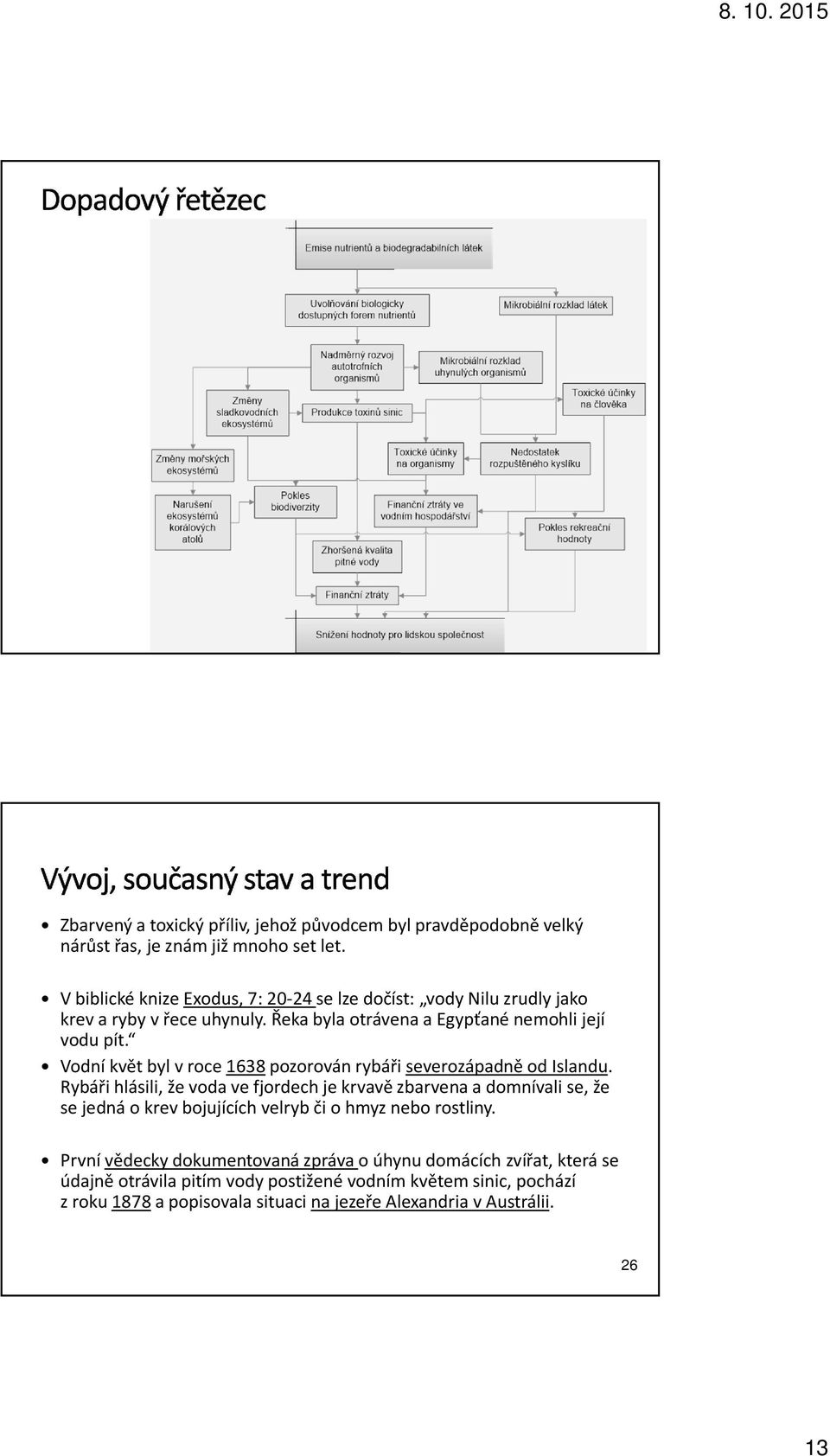 Vodní květ byl vroce 1638pozorován rybáři severozápadně od Islandu.