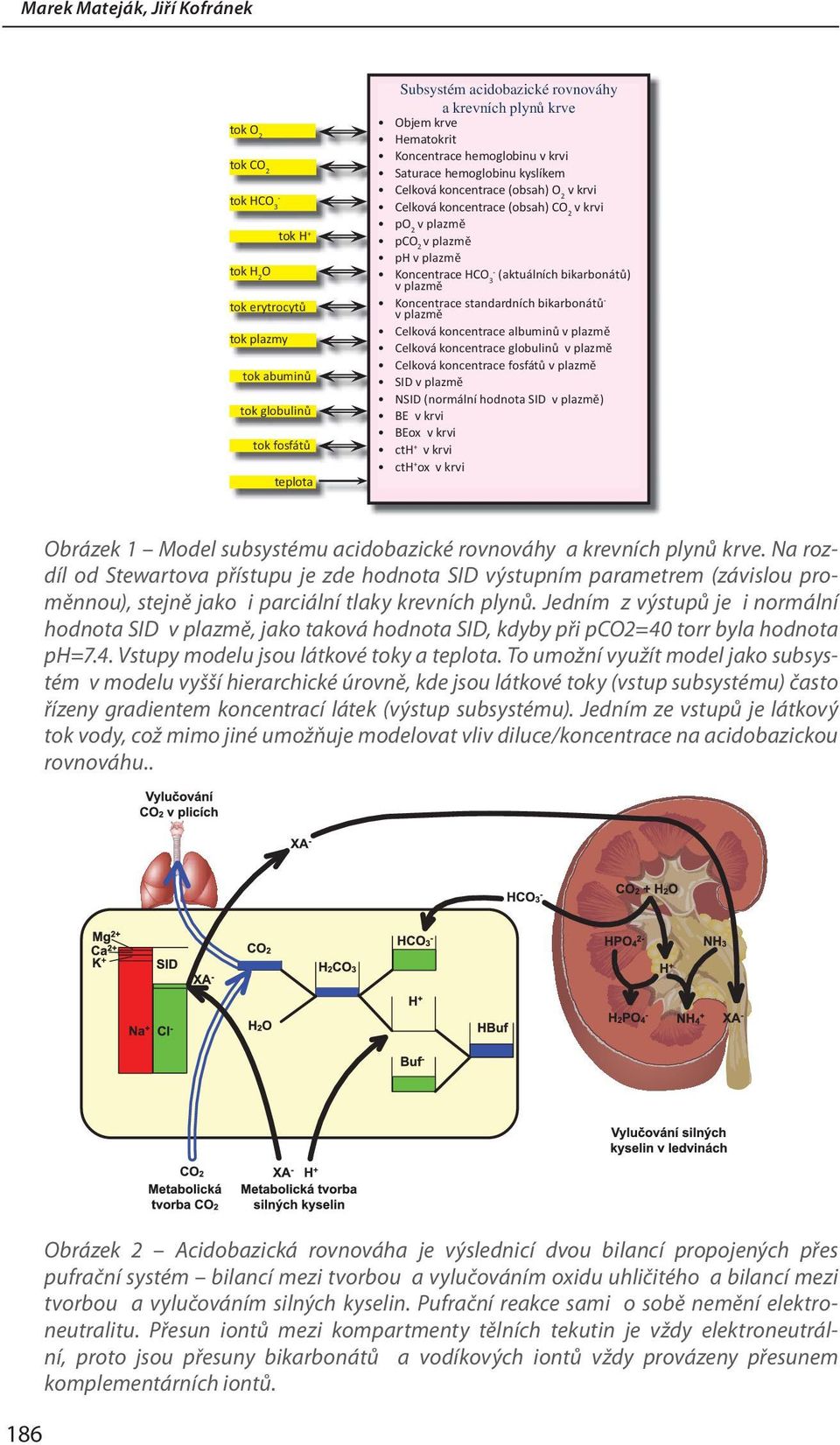 subsystému acidobazické rovnováhy a krevních plynů krve. Na rozdíl od Stewartova přístupu je zde hodnota SID výstupním parametrem (závislou proměnnou), stejně jako i parciální tlaky krevních plynů.