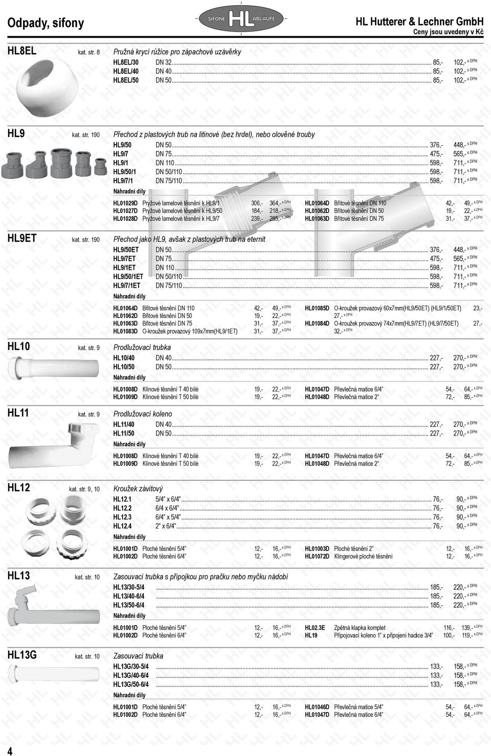 .. 598,- 711,- HL01029D Pryžové lamelové těsnění k HL9/1 306,- 364,- HL01027D Pryžové lamelové těsnění k HL9/50 184,- 218,- HL01028D Pryžové lamelové těsnění k HL9/7 239,- 285,- HL01064D Břitové