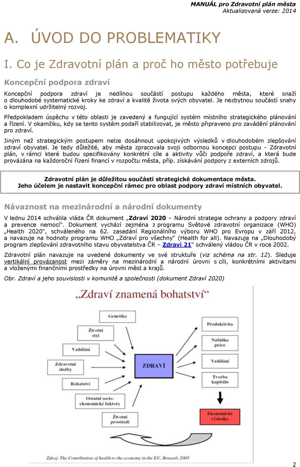 kvalitě života svých obyvatel. Je nezbytnou součástí snahy o komplexní udržitelný rozvoj. Předpokladem úspěchu v této oblasti je zavedený a fungující systém místního strategického plánování a řízení.