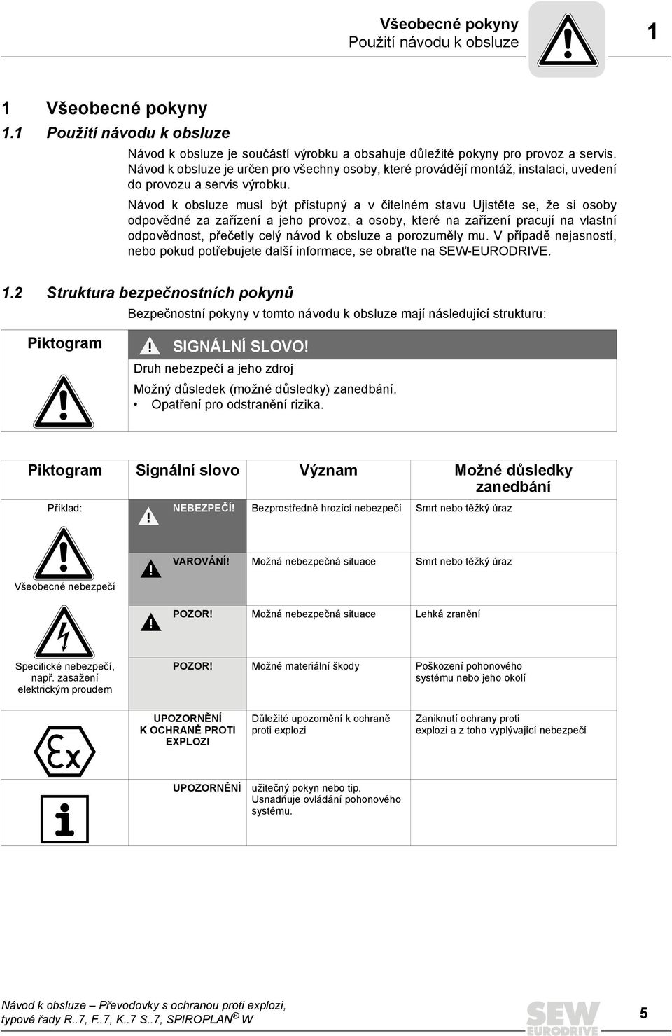 Návod k obsluze musí být přístupný a v čitelném stavu Ujistěte se, že si osoby odpovědné za zařízení a jeho provoz, a osoby, které na zařízení pracují na vlastní odpovědnost, přečetly celý návod k