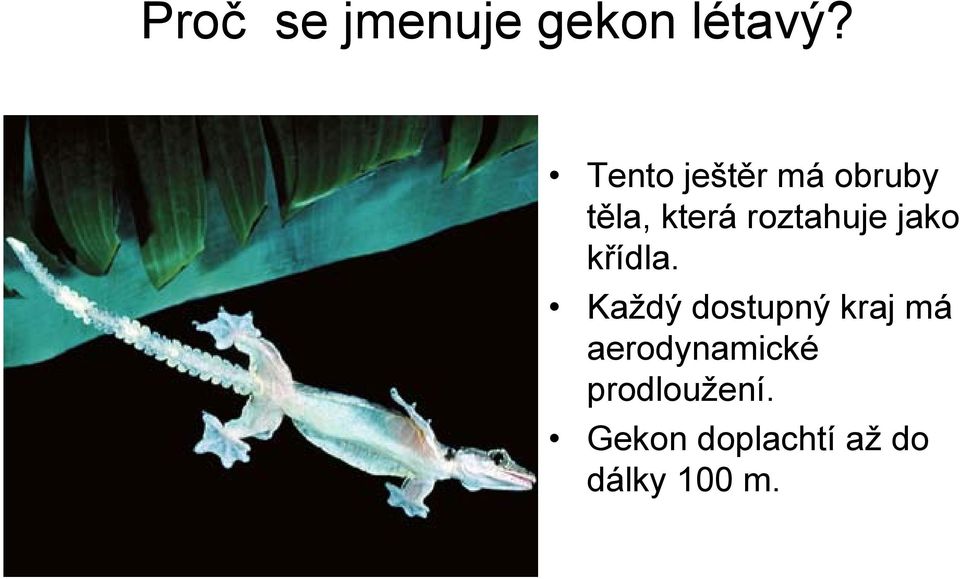 roztahuje jako křídla.